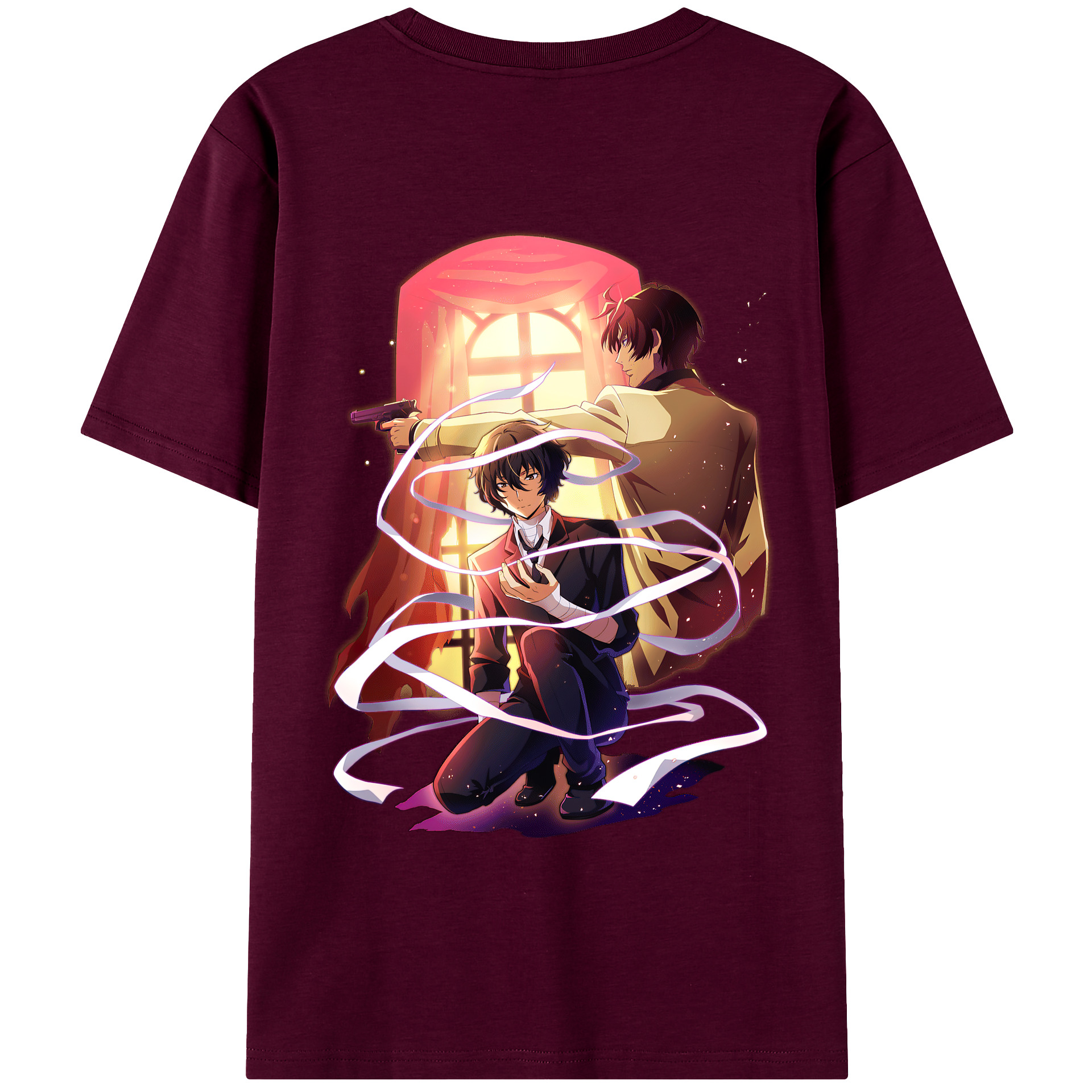 （画像用） 文豪ストレイドッグス Bungo Stray Dogs レディース半袖Tシャツ(バックプリント)